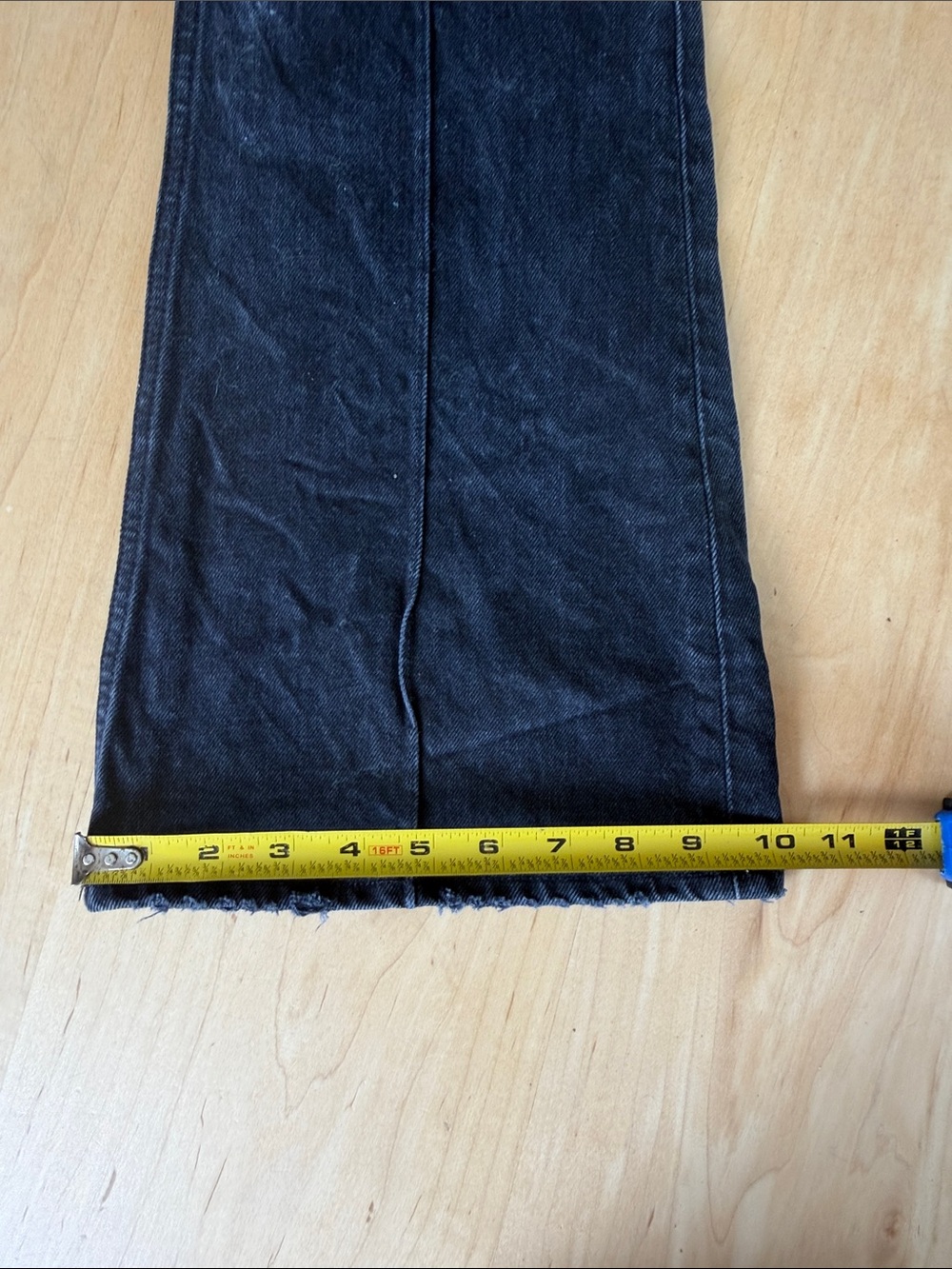 Abercrombie & Fitch Black Flare Jeans - Picture 6 of 7